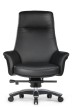 Кресло для руководителя Riva Design Batisto A2018 черная кожа - 1